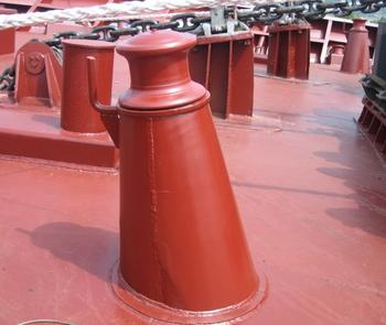 羊角单滚轮导缆器